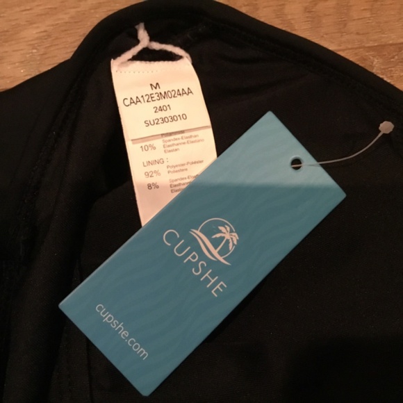 Women’s Black Keyhole Mesh Halter Ruched Monokini Bathing Suits - Picture 7 of 7